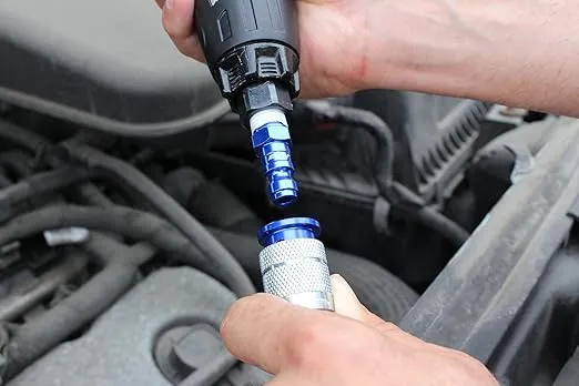 Milton Coupler & Plug Kit - (T-Style, Blue) - 1/4" NPT, (14-Piece) - S-314TKIT