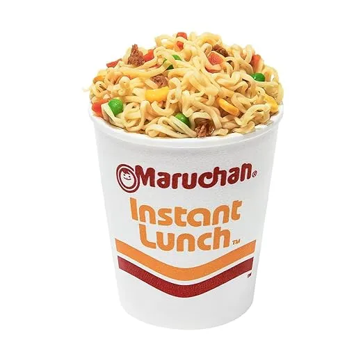 Maruchan Instant Lunch Beef, Ramen Noodle Soup, Microwaveable Meal, 2.25 Oz, 12 Count