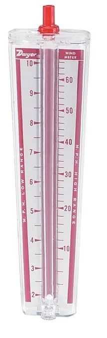 Dwyer® Portable Wind Meter, Wind Meter-MPH, MPH Scale