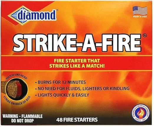 Strike-A-Fire Firestarter Matches, 48-Ct.