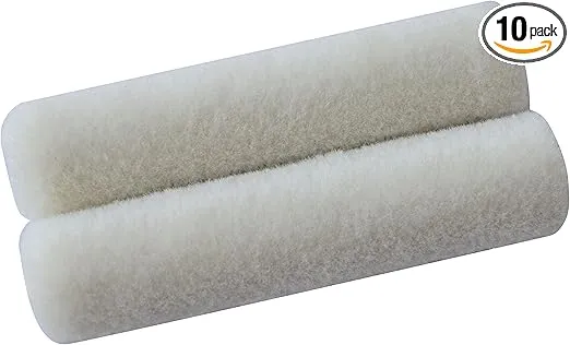 36031 Mohair Mini Paint Roller Cover - 4", 10 Pack