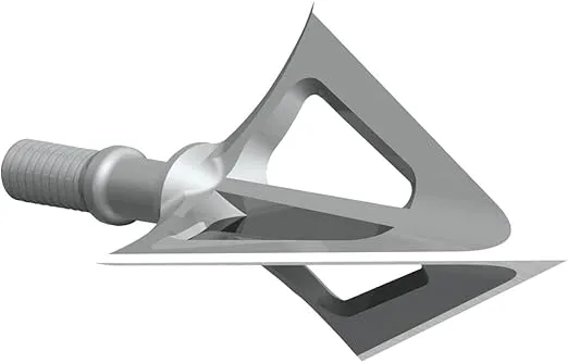 G5 Striker V2 Fixed 3-Blade Broadhead - Archery Hunting Steel Ferrule 100/125 Grain 1.25" Cutting Diameter Broadhead - Crossbow Version