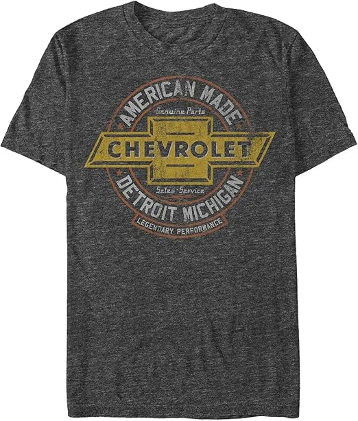 Fifth Sun Men's Distressed Chevrolet Logo T-Shirt