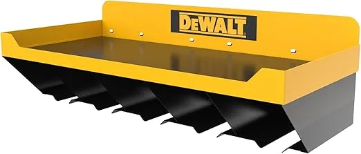 DEWALT Tool Organizer, Power Tool Storage Shelf, Hold up to 5 Tools, 100lb Capacity, DEWALT Workshop Storage System Compatible (DWST82822)