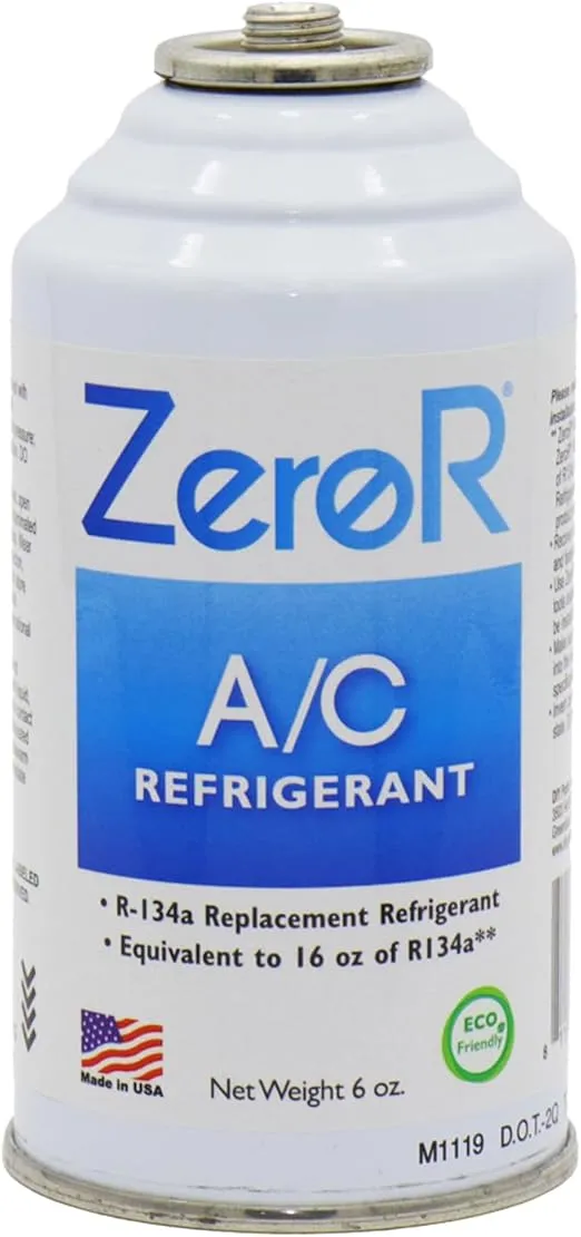 ZeroR® AC Refrigerant | R134a Replacement | 3 Cans for AC Recharging