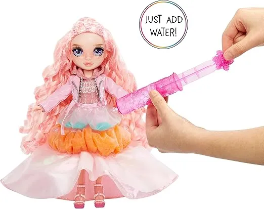 Rainbow High Winter Wonderland Bella - Pink 11” Fashion Doll with Magic Snow Hidden in Fashion That Puffs Up with Water, and Snowman Kit, Great Gift for Kids 4-12 Years Old