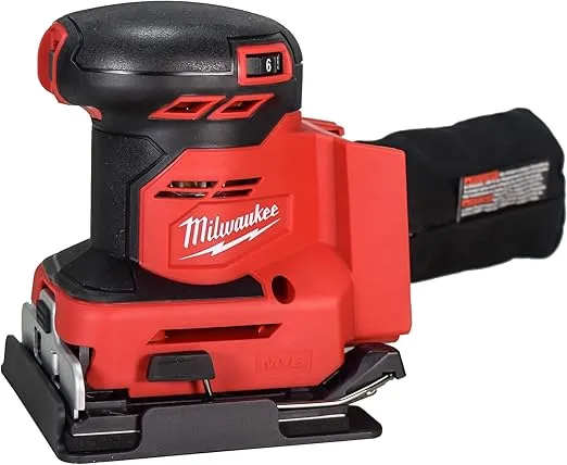 Milwaukee 2649-20 M18 18V Lithium-Ion Cordless 1/4 in. Sheet Orbital Sander (Tool-Only)