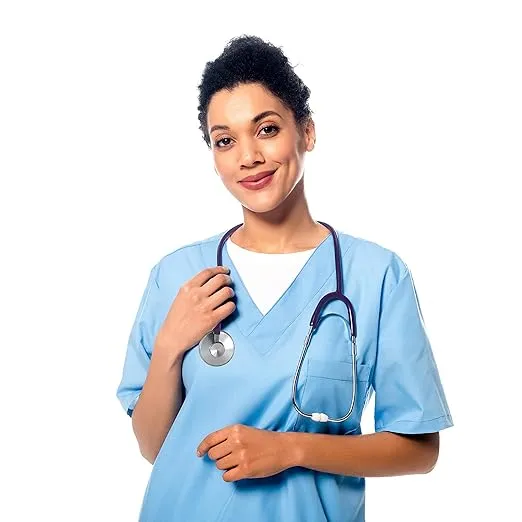 Dixie EMS Single Head Lightweight Stethoscope, Latex Free, for Doctors, Nurses, Students, Medical and Home Use - Purple