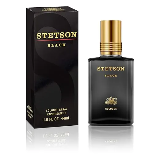 Stetson Black Eau De Cologne Spray 44Ml, Pack Of 2, 1.5 Fl Oz