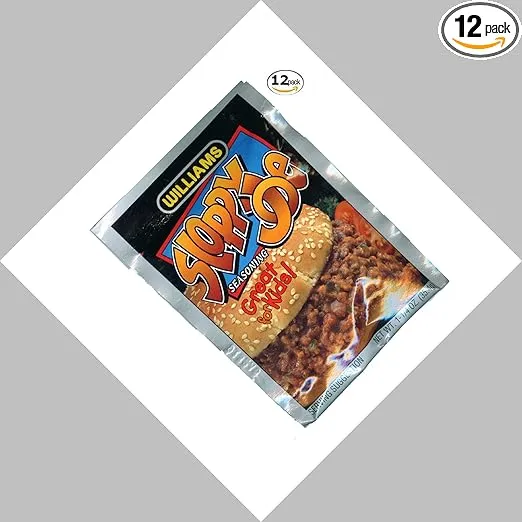 Williams Sloppy Joe Seasoning - 12 Pack