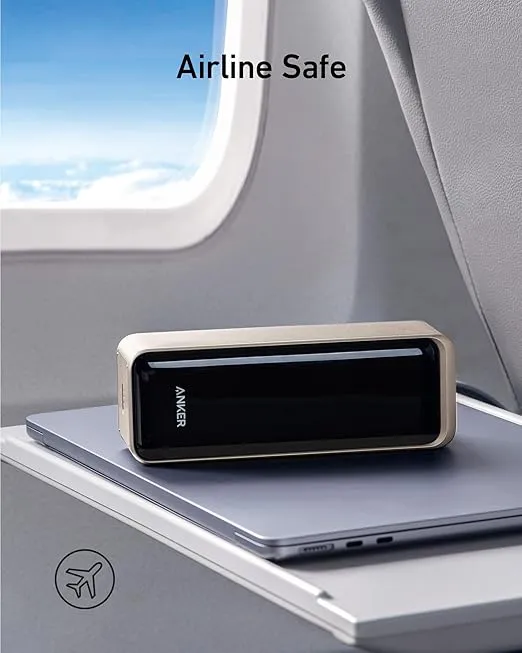 Anker Prime Power Bank, 27,650mAh 3-Port 250W Laptop Portable Charger with Smart App, Compatible with MacBook Pro/Air, iPhone 16/15/14/13 Series, Vision Pro, Samsung, Dell (Charging Base Not Included)