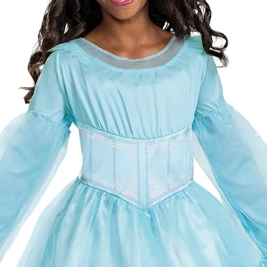 Kid's Little Mermaid Live Action Ariel Blue Dress Costume