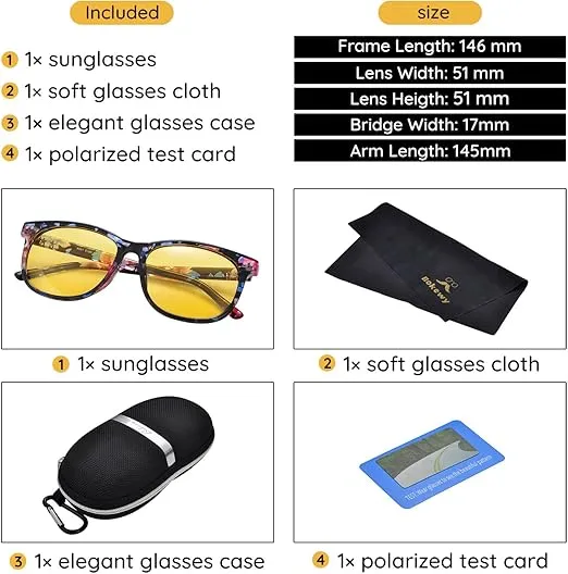 Night Vision Driving Glasses Polarized Anti-glare Clear Sun Glasses Men & Women Fashion