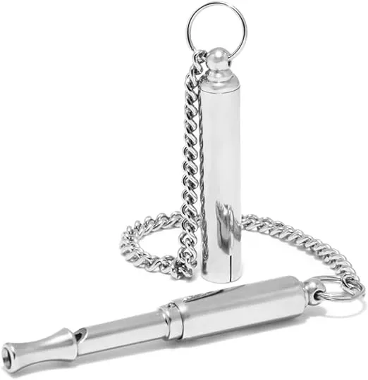 Dog Training Whistle Number 535 Coming in Various Sizes & Colours | for All Dog Breeds | Good Sound Quality, Weather-Proof Whistles | Nickel Silver.