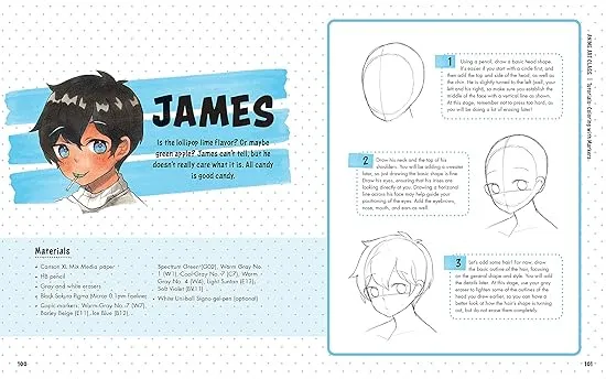 Anime Art Class: A Complete Course in Drawing Manga Cuties (Cute and Cuddly Art, 4)