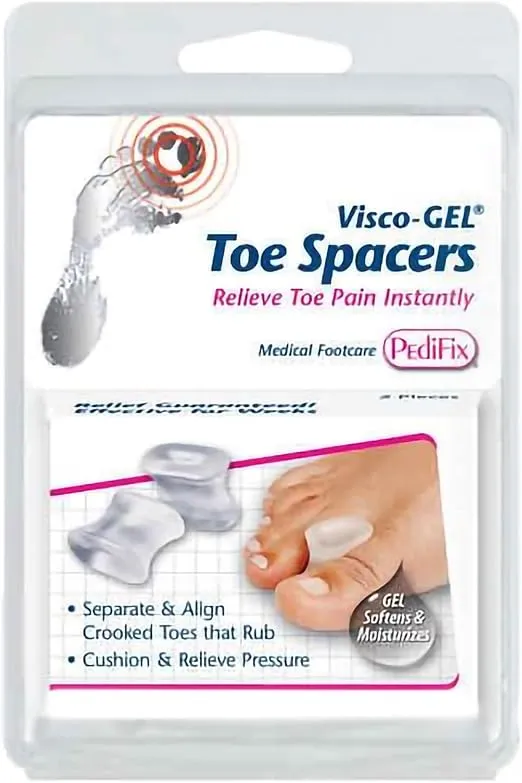 Pedifix Gel Smart Visco-Gel Toe Spreaders - 1126 - Medium 2 count (Pack of 1)