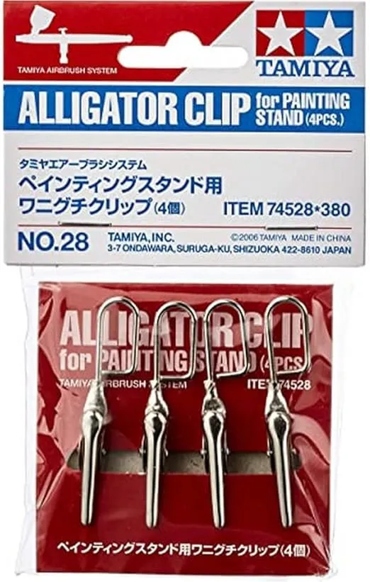 Tamiya Alligator Clips Paint Stand (4) TAM74528
