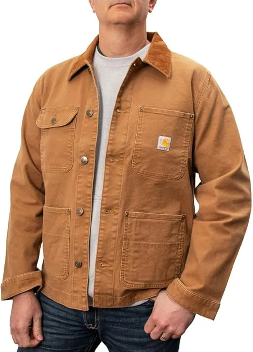 Carhartt Men's 106644 Rugged Flex® Relaxed Fit Duck Unlined Chore Coat