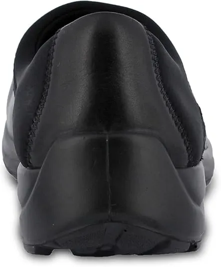 Flexus Spring Step Willow Flat Shoes for Women - Leather and Lycra Women's Slip-On Shoes - Ladies Casual Shoes for Work or Everyday Wear