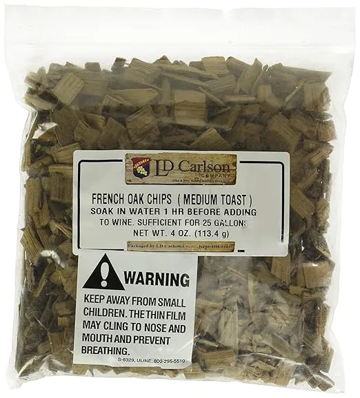 French Toasted Oak Chips 4 oz.