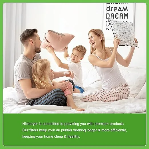 Hichoryer【Upgraded】MSA3 Replacement Filter,Compatible with MSA3 & MSA3S Air Purifier, 3-in-1 H13 True HEPA Filter with Odaller Pure Technology, 2 Pack