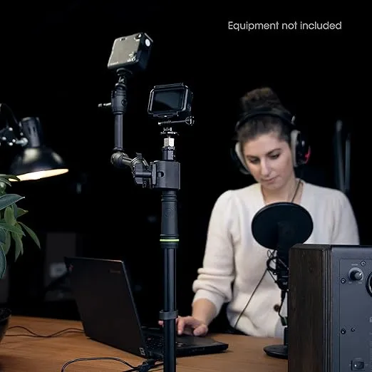 GRAVITY STANDS MS 0200 SET1 Microphone Pole for Table Mounting incl. Table Clamp and Boom
