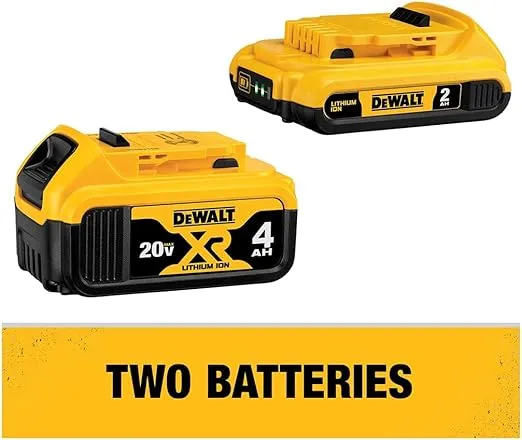 DEWALT 20V MAX Power Tool Combo Kit, 4-Tool Cordless Power Tool Set with Battery and Charger (DCK551D1M1)