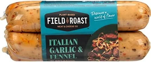 Field Roast Italian Garlic & Fennel Sausage 13 Oz (4 Pack)