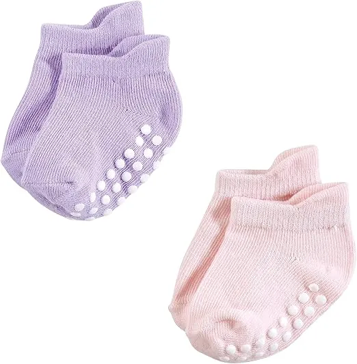 Hudson Baby Unisex Baby Non-Skid No-Show Socks