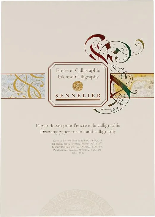 Sennelier Calligraphy Paper Pad, White
