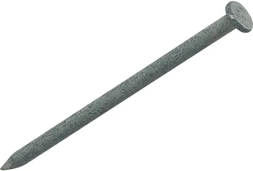 Grip-Rite 60HGC 50 lb Hot Dipped Galvanized Smooth Shank Common Nail, 6", 6 Inch, No Color