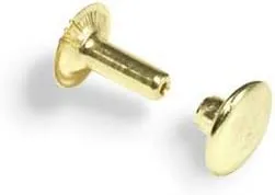 Tandy Leather Rapid Rivets Small Brass Plate 100/pk 1271-11