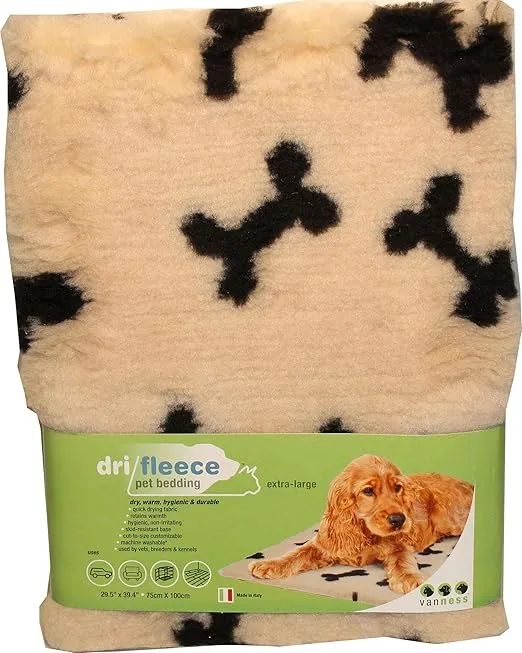 Van Ness Pets Dri-Fleece Dog Crate Pad, Kennel Mat, Cat Bed, Large, 31.5" x 29.5" x 2", Machine Washable,Grey