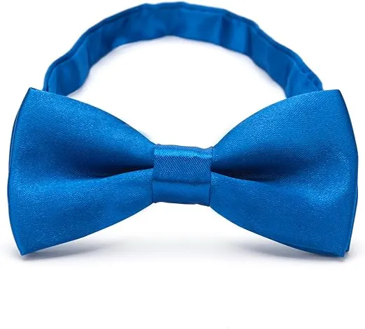 Kids Bow Ties-Toddlers Adjustable Bowties Classic Pre-Tied Bowtie Baby Cute Bow tie Boys Solid Tuxedo Bowties