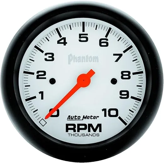 Auto Meter 5897 Phantom In-Dash Electric Tachometer 3.375 in.