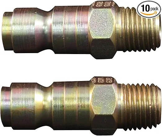 Milton 1809 1/4" MNPT P Style Plug - Box of 10
