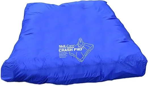 Skil-Care Crash Pads Available in 3'x4' (Dark Green) and 5'x5' (Blue), Sensory Crash Mat, Durable Foam, Water-Resistant Cover, Sensory Tool for Schools, Sensory Therapy