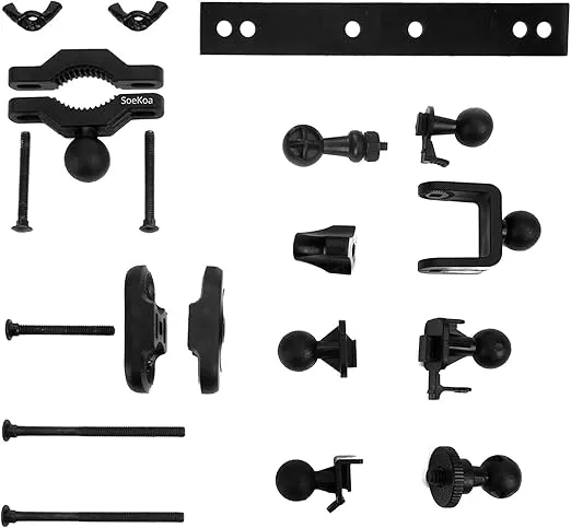 Dash Cam Mirror Mount, with 16 Different Joints, Compatible with APEMAN, UGSHDI, Old Shark, Vantrue, Rexing V1P, YI 2.7", Z-Edge, Peztio, Falcon F170, Roav, KDLINKS X1, Crosstour and 99% Dash Cam