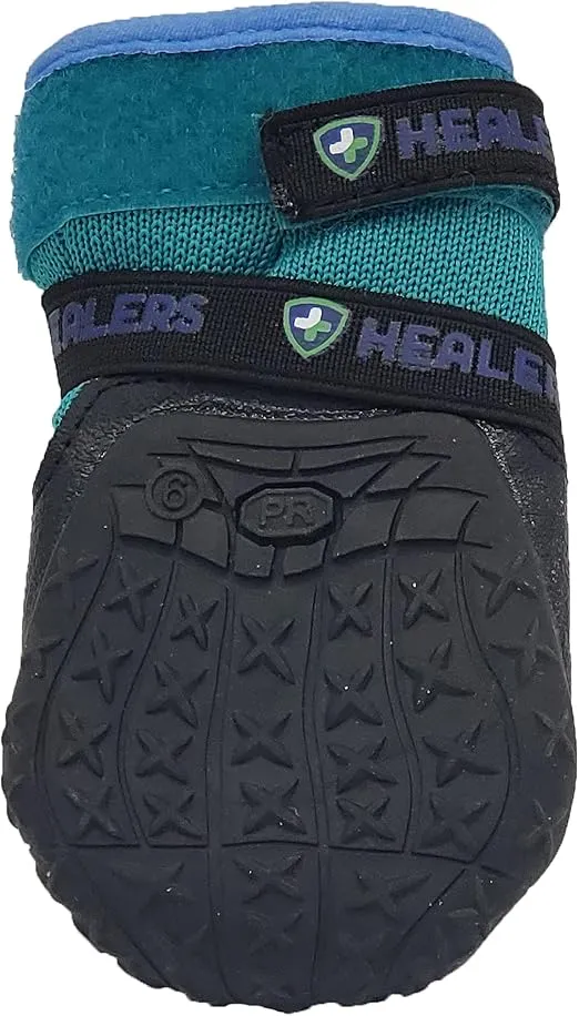 Healers Urban Walker III- Dog Boots for Paw Protection, Waterproof, Non Slip Rubber Sole, Pet Booties, 1-Pair