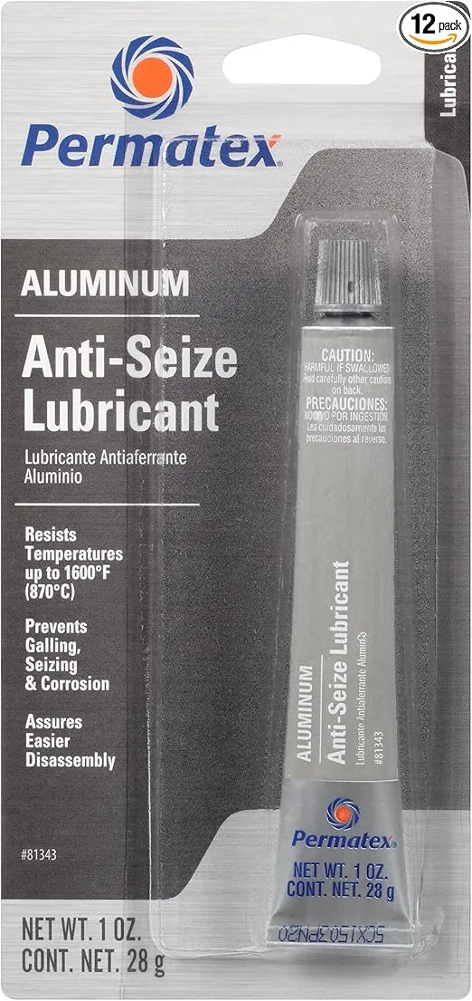 Permatex 81343-12PK Anti-Seize Lubricant, 1 oz. Tube (Pack of 12)
