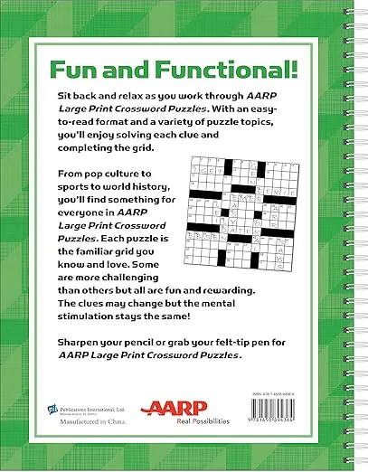 AARP Large Print Crossword Puzzles