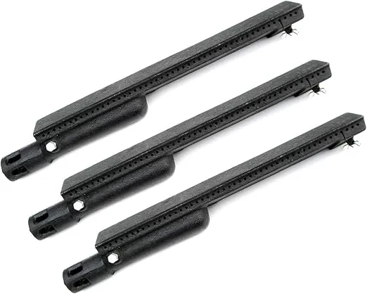 Direct Store Parts DB101 3-Pack 15 13/16 Inch Cast Iron Burner Tube Kit Gas Grill Replacement Parts for Jennair 720-0061, 720-0062, 720-0063, Nexgrill 720-0671, 720-0165, Charbroil Gas Grill Models