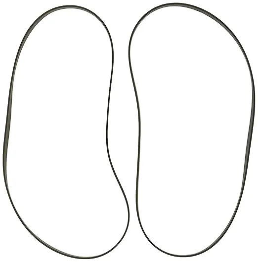Hoover T-Series Flat Non-Stretch Belt (2-Pack), AH20065, White