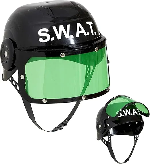 Dress Up America SWAT Helmet for Kids – Police S.W.A.T. Helmet – SWAT Gear Costume Accessory and Dress