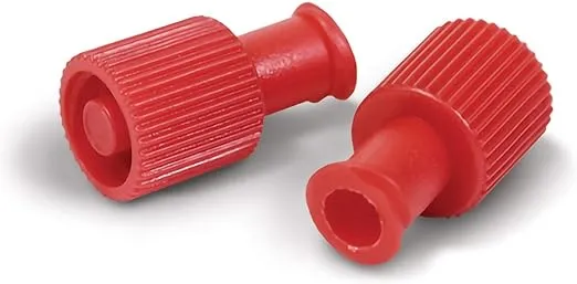 TCBCOMBICAP - dual-function luer lock syringe tip caps - 1 box - 100 per box