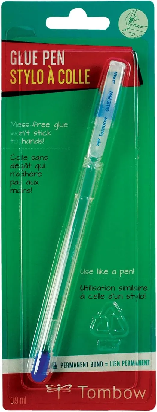 Tombow 62175 Glue Pen (1 Piece), Multicolor