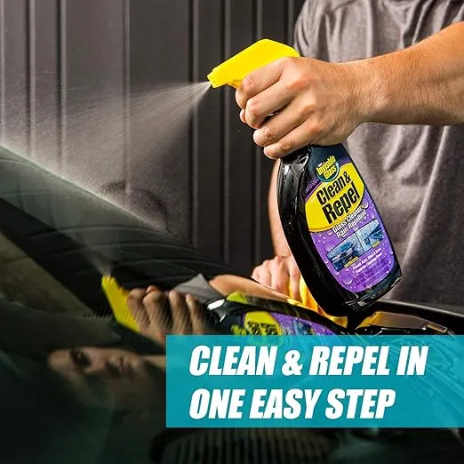 Invisible Glass 92184 Premium Glass Cleaner with Rain Repellent for Exterior Automotive Glass and Windshields to Shield Against Rain, Snow, and Sleet, 22 Fl Oz, Pack of 1