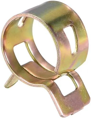 uxcell 14mm 9/16inch Spring Band Type Action Fuel/Silicone Vacuum Hose Pipe Clamp Low Pressure Air Clip Clamp 10pcs