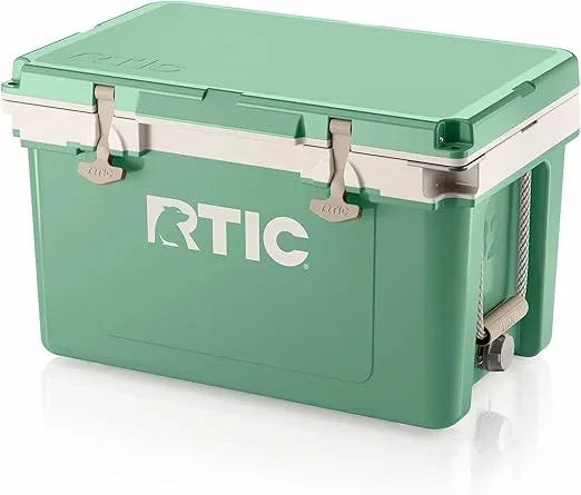 RTIC Ultra-Light 32 Quart Hard Cooler Insulated Portable Ice Chest Box for Drink, Beverage, Beach, Camping, Picnic, Fishing, Boat, Barbecue, 30% Lighter Than Rotomolded Coolers