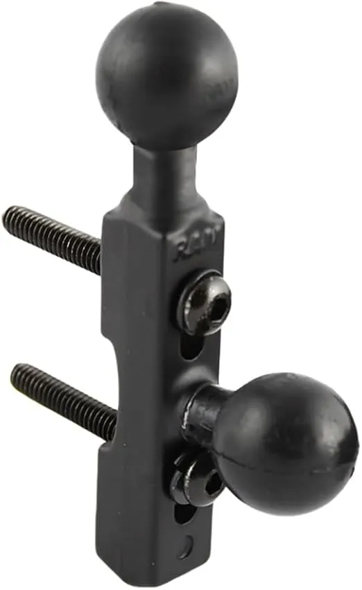 RAM Mounts RAM-B-309-6U Motorcycle Brake/Clutch Reservoir Double Ball Base with B Size 1" Ball